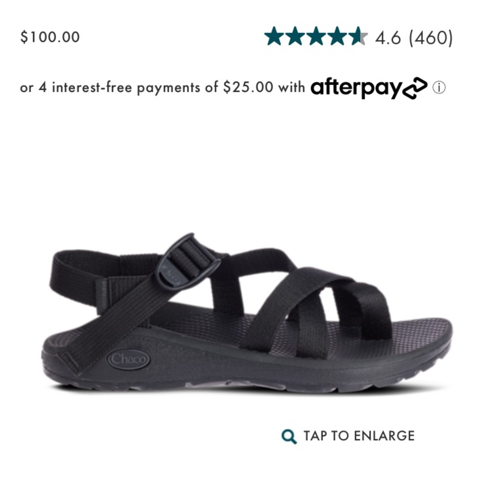 Chaco women’s sandals black size 5 worn once